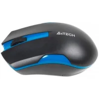 Мышь A4Tech G3-200N (черный/голубой) фото 1